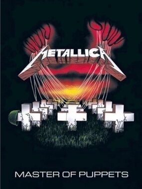 Metallica "Master of Puppets" Poster Aprox Size 24x36 Inches